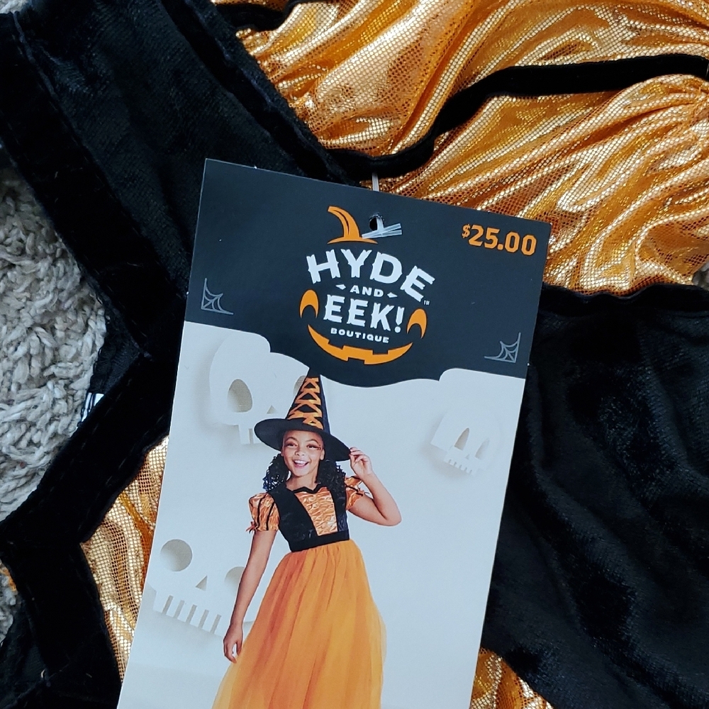 🆕️GIRLS WITCH HALLOWEEN COSTUME 🧡🖤 - Picture 2 of 8